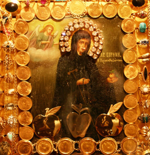 Η θαυματουργική εικόνα της Αγίας Ειρήνης Χρυσοβαλάντου στην Αστόρια της Νέας Υόρκης.
