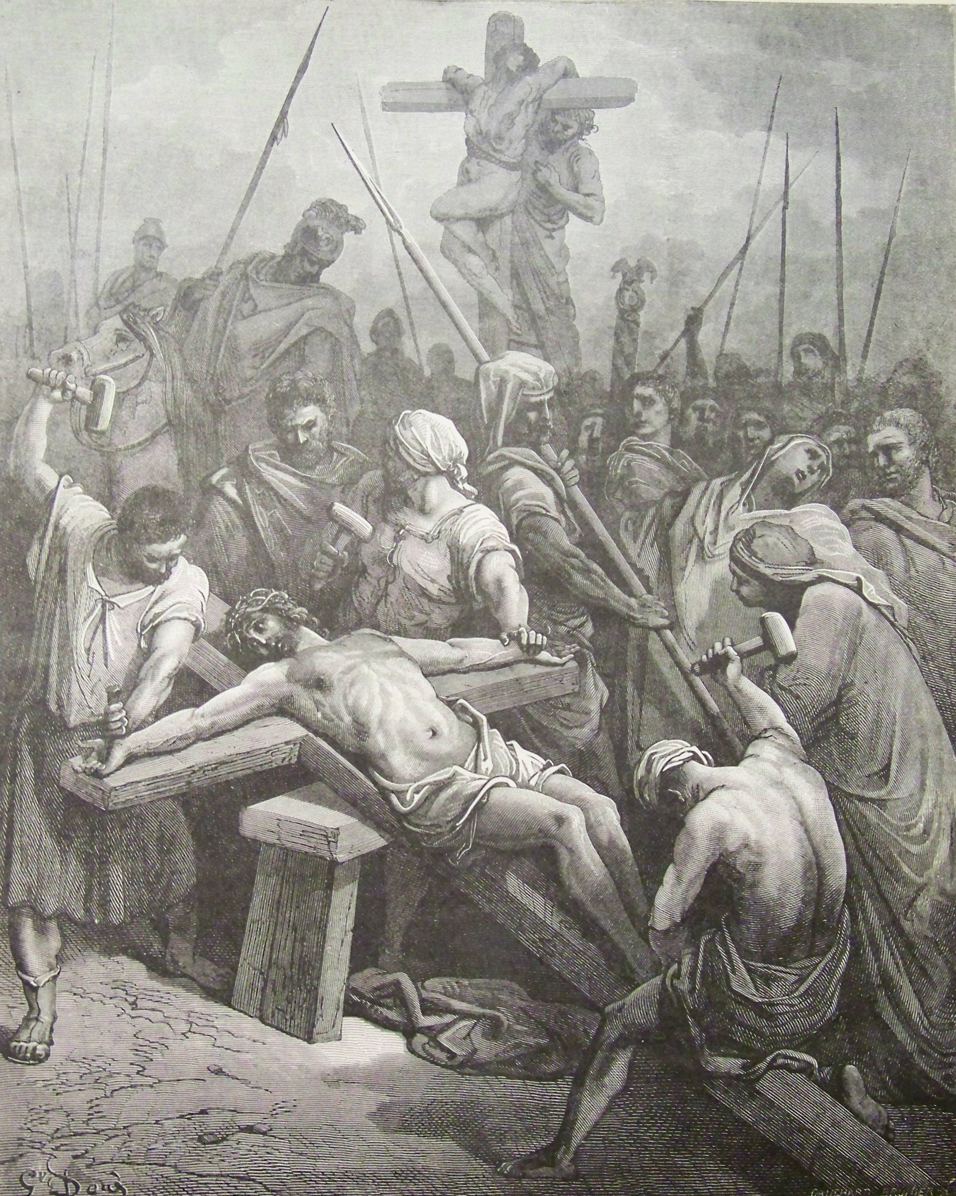jesus nailed to the cross