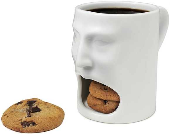 Face Mug w Cookie Cubbie