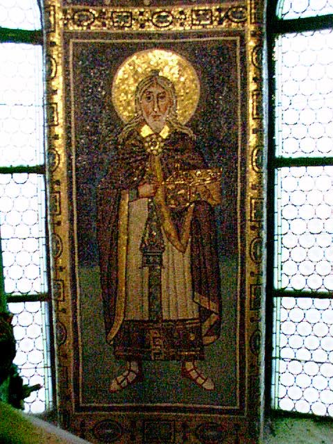 Ο προφήτης Ζαχαρίας. Ψηφιδωτό του 6ου αιώνα στην πανέμορφη βυζαντική βασιλική του Ευφράσιου στο Porec της Κροατίας.