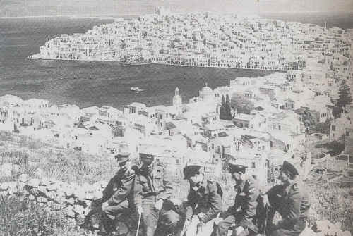 Βρετανοί στρατιώτες στο καστελόριζο το 1944