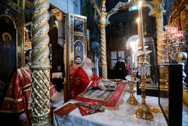 Πατριαρχική Θεία Λειτουργία στην Ι.Μ. Αγ. Παντελεήμονος- Φωτό:romfea.gr