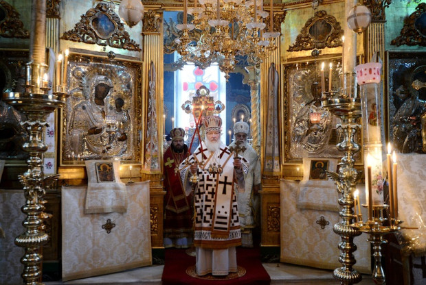 Πατριαρχική Θεία Λειτουργία στην Ι.Μ. Αγ. Παντελεήμονος- Φωτό:romfea.gr