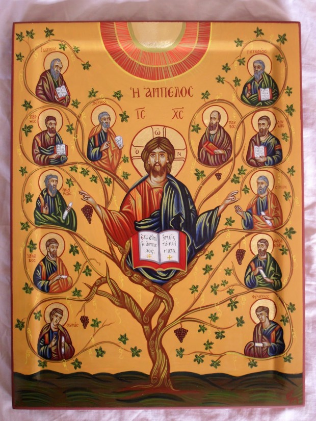 Οι Άγιοι Δώδεκα Απόστολοι - Χρωστήρας© (xrostiras.blogspot.com) 
