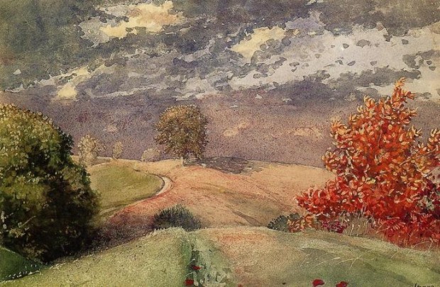 Winslow Homer, Φθινόπωρο στο Mountainville της Νέας Υόρκης (Autumn Mountainville. N. York). 1878. Σε ιδιωτική συλλογή
