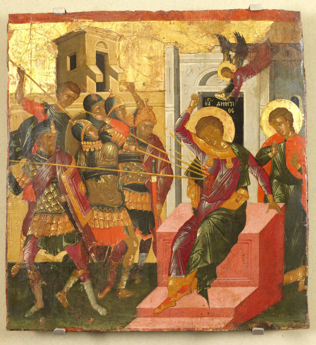 Το μαρτύριο του Αγίου Δημητρίου - άγνωστος ζωγράφος του Χάνδακα, δεύτερο μισό 15ου αιώνα μ.Χ.