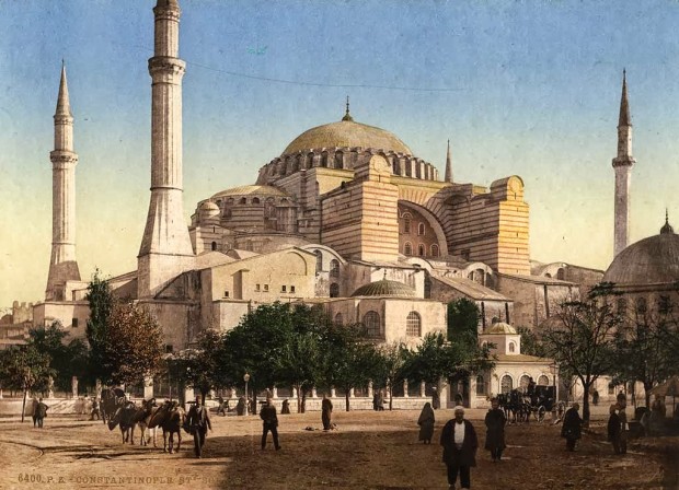Η Αγία Σοφία Κωνσταντινουπόλεως στα τέλη του 19ου αιώνα.