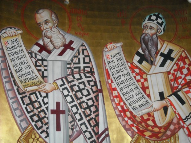 Άγιοι Αθανάσιος ο Μέγας και Κύριλλος Πατριάρχες Αλεξανδρείας