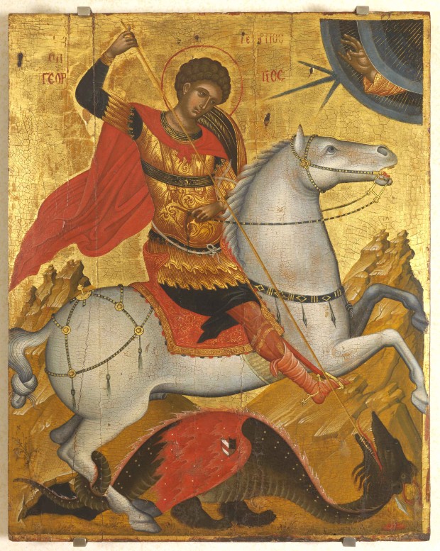 Άγιος Γεώργιος - άγνωστος ζωγράφος του Χάνδακα, τέλη 15ου αιώνα μ.Χ.