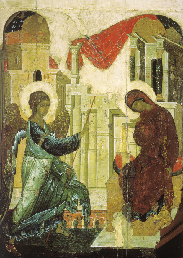 Ευαγγελισμός της Υπεραγίας Θεοτόκου, Αντρέι Ρουμπλιόβ, Ναός του Ευαγγελισμού, 1405