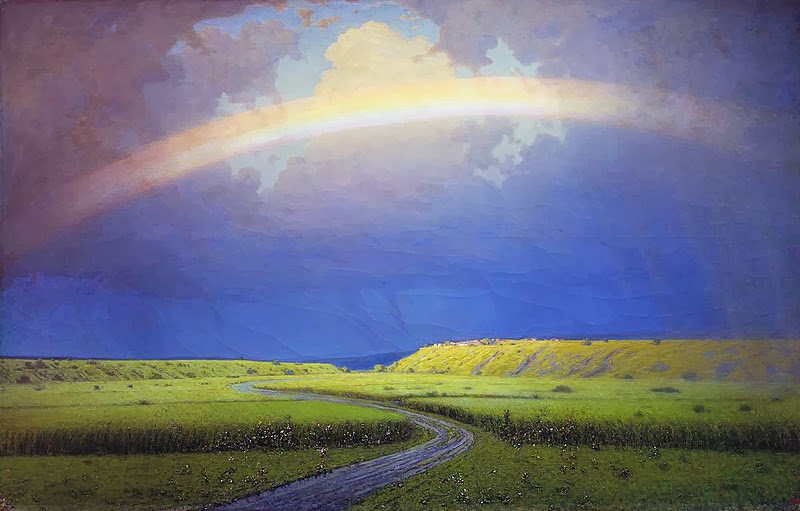 rainbow-painting