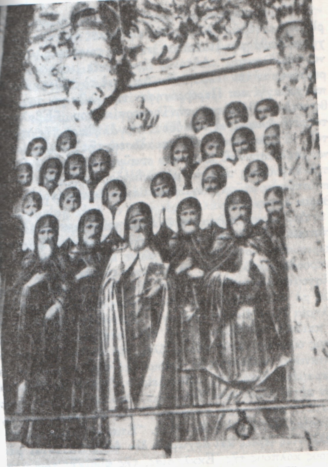 26 Aγιορείτες μάρτυρες ανθενωτικοί μοναχοί της Ιεράς Μονής Ζωγράφου - κατεκάησαν ζωντανοί στον πύργο της Μονής την 10η Οκτωβρίου 1276, υπό  των λατινοφρόνων Μιχαήλ Η΄ Παλαιολόγου και Ιωάννη Βέκκου,