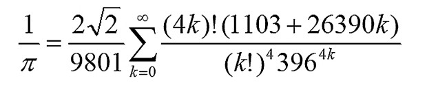 Ωραιότερη εξίσωση κρίθηκε η ταυτότητα του Οϊλερ (αριστερά), ασχημότερη η σειρά απείρων όρων του Ραμάνουτζαν (δεξιά)