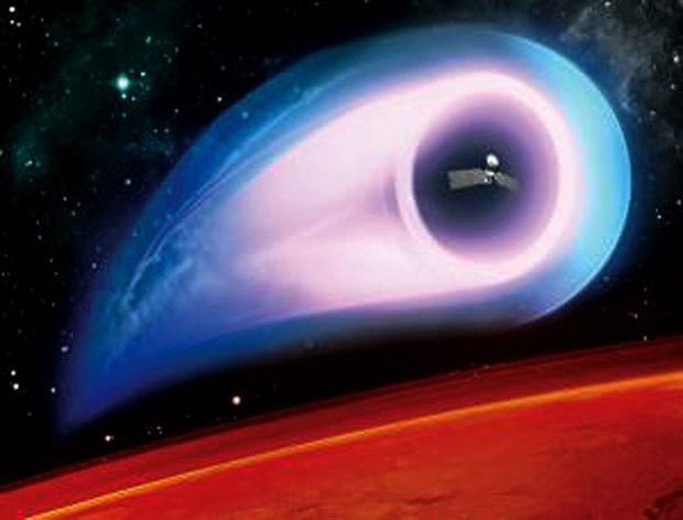 Ένα σχέδιο για τη μαγνητική «φούσκα» προστασίας των διαστημοπλοίων που θέλει να αναπτύξει η NASA (Πηγή MSNW)