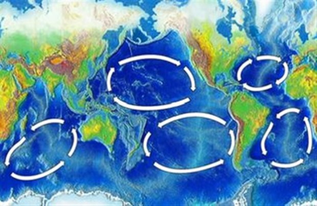 Οι δίνες που υπάρχουν στα κέντρα όλων των ωκεανών συγκεντρώνουν τα πλαστικά σε πλωτές σκουπιδόμαζες