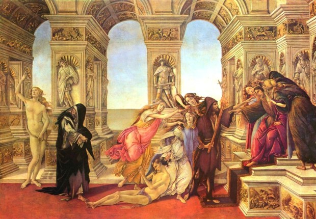 Εικονίζοντας τη συκοφαντία Sandro Botticelli, 1495