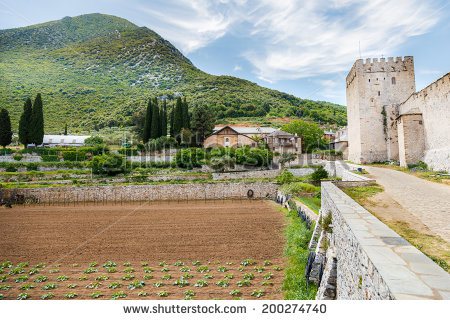 stock-photo-megisti-lavra-monastery-building-details-and-field-in-holy-mount-athos-200274740