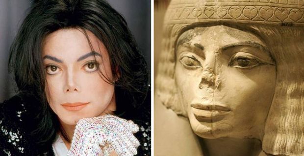 O Michael Jackson και το αιγυπτιακό άγαλμα-"σωσίας" του