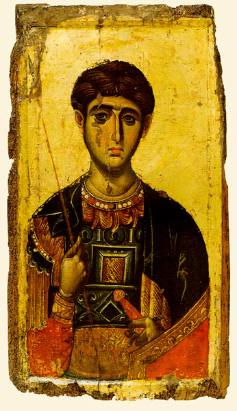 Άγιος Δημήτριος ο Μυροβλύτης - γύρω στα 1300 μ.Χ. - Μονή Βατοπαιδίου, Άγιον Όρος 