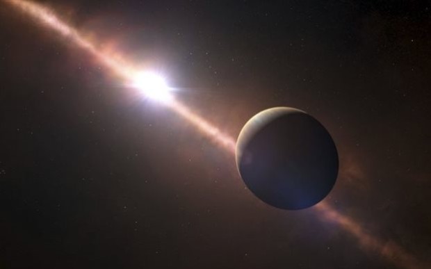 Ενδείξεις εξωγήινης ζωής θα μπορούσαν να ανακαλυφθούν στο Ηλιακό Σύστημα ή σε άλλες γειτονιές του Γαλαξία (Καλλιτεχνική απεικόνοιση: ESO)