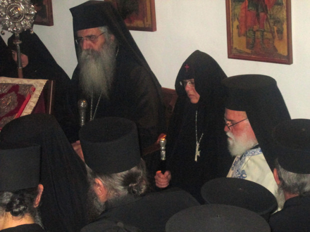 Close HereΕνθρόνιση μοναχής Ιουστίνης σε ηγουμένη, ιερά μονή Αγίου Νικολάου Ορούντης