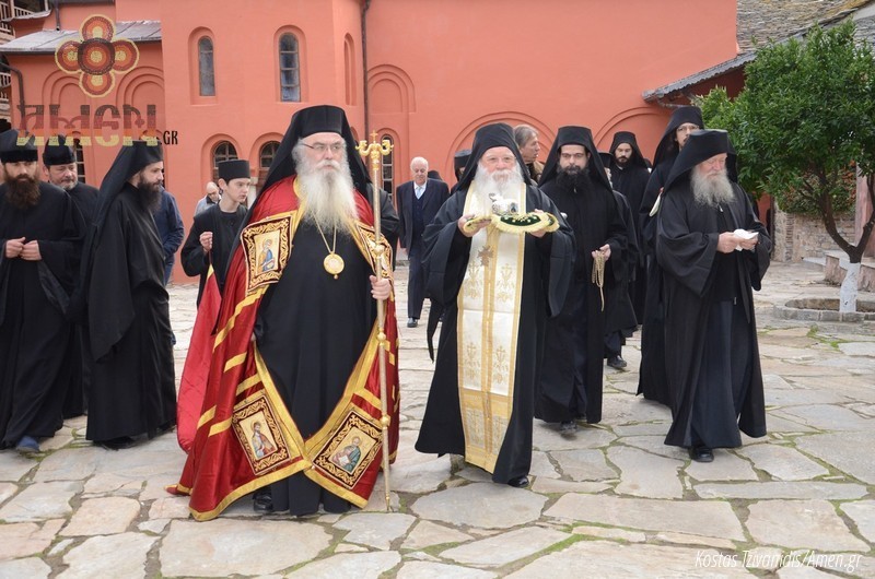 Φωτογραφίες και βίντεο από τη σημερινή πανήγυρη στην Ιερά Μονή Ξενοφώντος Αγίου Όρους04
