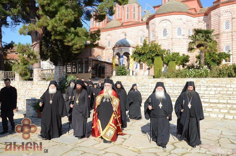 Φωτογραφίες και βίντεο από τη σημερινή πανήγυρη στην Ιερά Μονή Ξενοφώντος Αγίου Όρους31