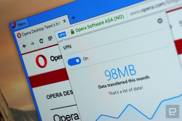 Opera : Ο πρώτος μεγάλος web browser με built-in VPN