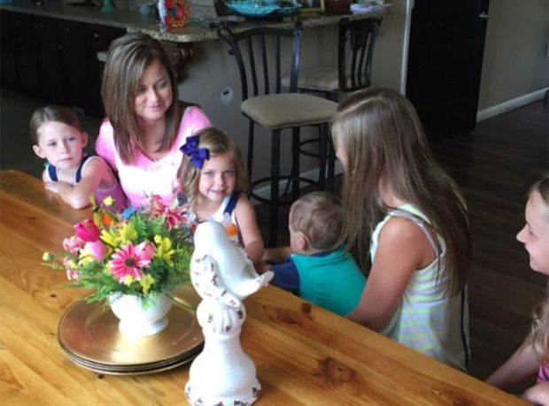 Beth Laitkep was pregnant with her sixth child when doctors diagnosed breast cancer. Twitter