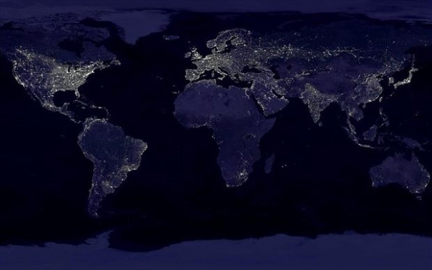 NASA/Earth Observatory/NOAA NGDC