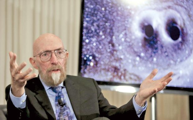 Ο καθηγητής Kip Thorne, ένας από τους τρεις κύριους δημιουργούς του LIGO.
