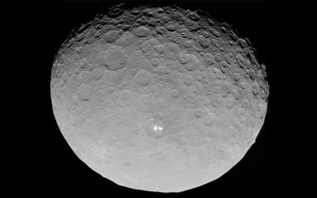 Wikimedia Commons/NASA Ο πλανήτης-νάνος Δήμητρα όπως φαίνεται από τo διαστημόπλοιο Dawn.